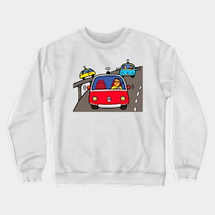 Self Driving Cars Crewneck Sweatshirt